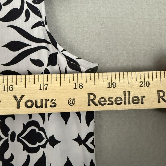 Banana Boat Dress Womens Medium Black White UPF 50+ Sun Protection Cover Up - Picture 9 of 10